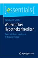Widerruf Bei Hypothekenkrediten