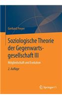 Soziologische Theorie der Gegenwartsgesellschaft III