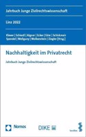 Nachhaltigkeit Im Privatrecht
