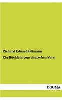 Büchlein vom deutschen Vers