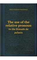 The use of the relative pronoun In the Rimado de palacio