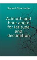 Azimuth and Hour Angle for Latitude and Declination