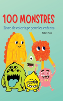 Livre de coloriage 100 monstres pour enfants