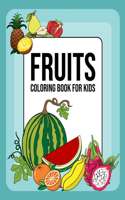 Fruits Coloring Book For Kids