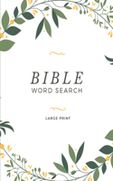 Bible Word Search Large Print: Words of Jesus One Puzzle per Page Word Find Book For Adults & Kids