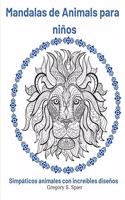 Mandalas de animals para niños