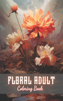 Floral Adult Coloring Book
