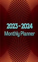 2023-2024 Monthly Planner for Men with Minimalist Cover: 2 Years Journal for Men