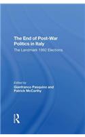 End of Postwar Politics in Italy