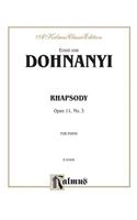 Rhapsody, Op. 11, No. 3
