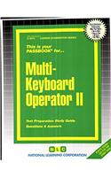Multi-Keyboard Operator II: Passbooks Study Guide