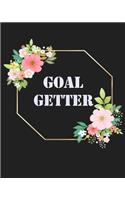 Goal Getter: Yearly Goal Planner Undated 12 Months Goal Planner - 8 x 10 -120 Pages - Boss CEO Entrepreneur Business Owner