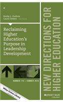 Reclaiming Higher Education's Purpose in Leadership Development