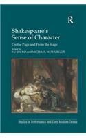 Shakespeare's Sense of Character