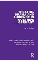 Theatre, Drama and Audience in Goethe's Germany