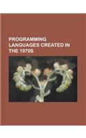 Programming Languages Created in the 1970s: Programming Languages Created in 1978, ML, Atari Basic, Plex(English)