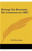 Beitrage Zur Kenntniss Der Lemaneaceen (1887)
