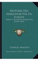 Histoire Des Marionnettes En Europe