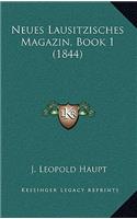 Neues Lausitzisches Magazin, Book 1 (1844)