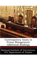 Contemporary Issues in Prison Management