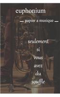 euphonium papier a musique