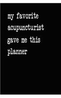 My Favorite Acupuncturist Gave Me This Planner