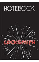 LOCKSMITH Notebook, Simple Design