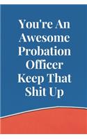 You're An Awesome Probation Officer Keep That Shit Up
