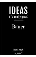 Notizbuch für Bauer