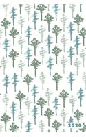 2020: Nordic Wilderness Denmark Norway Sweden Finland Iceland Weekly Calendar Planner Organizer