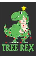 Tree Rex: Gifts for Christmas for teens, dinosaur gift ideas, Christmas tree journal 6x9 Journal Gift Notebook with 125 Lined Pages