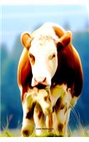 Cow Notebook: A5 Lined Notepad - Journal for Women, Men, Teens and Kids. A Beautiful Gift Idea for Animal Lover