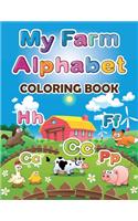 My Farm Alphabet Coloring Book