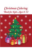 Christmas coloring book for kids ages 8-12