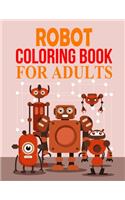 Robot Coloring Book For Adults
