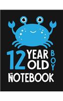 12 Year Old Boy Notebook