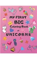 My First Big Coloring Book of Unicorns
