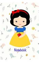 Notebook: Princess Notebook (Composition Book Journal) (6 x 9 Large) Pages