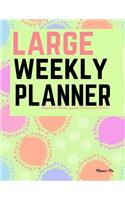 Natiform Large Weekly Planner: Wide space Personal Planner/At a glance large Planner/Day Planner and Organizer/ Personal Organizer and Planner(Large Personal Planner/Functional Wide Space Planners)
