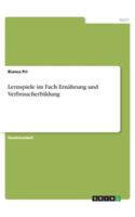 Lernspiele im Fach Ernährung und Verbraucherbildung