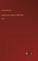 Lettres à m. Panizzi, 1850-1870