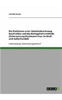 Positionen einer Gehaltsabrechnung beschreiben und das Nettogehalt ermitteln (Unterweisung Kaufmann/-frau im Groß- und Außenhandel)