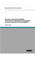 Strukturen international tätiger Unternehmen