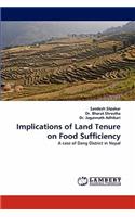 Implications of Land Tenure on Food Sufficiency