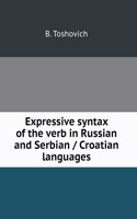 Expressive syntax verb Russian and Serbian / Croatian languages