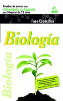 Pruebas de acceso a la universidad para mayores de 25 anos (universidades de andalucia). Biologia. Fase especifica