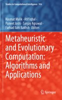 Metaheuristic and Evolutionary Computation