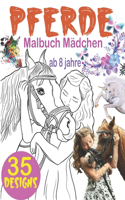 Pferde Malbuch Mädchen ab 8 jahre
