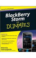 BlackBerry Storm For Dummies