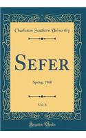 Sefer, Vol. 1: Spring, 1968 (Classic Reprint)